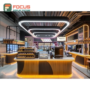 ชั้นวางแสดงสินค้ากาแฟแบบถุง ชั้นวางเมล็ดกาแฟ โซนสินค้า ไม้โอ๊คธรรมชาติ ชั้นวางโชว์สินค้าในร้าน - Product Image 6