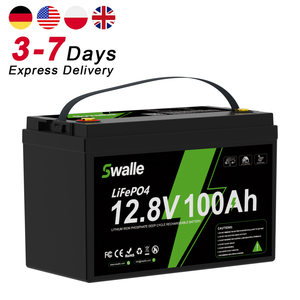 Đức Chứng Khoán 12V 100AH pin lithium dài chu kỳ cuộc sống 6000 + Chu kỳ trọng lượng nhẹ xách tay năng lượng mặt trời nhà UPS sao lưu - Product Image 1