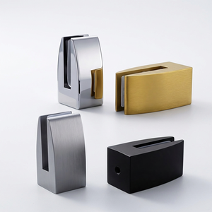 Pince à verre moderne en alliage <span class=keywords><strong>d</strong></span>'aluminium <span class=keywords><strong>pour</strong></span> balustrade de balcon, garde-corps de sol et <span class=keywords><strong>quincaillerie</strong></span> de <span class=keywords><strong>rampe</strong></span> <span class=keywords><strong>d</strong></span>'<span class=keywords><strong>escalier</strong></span>, facile à installer - Product Image 6