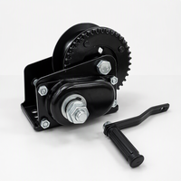 Treuil de bateau autobloquant avec frein automatique et sangle personnalisable en acier pour le remorquage de yachts et de remorques