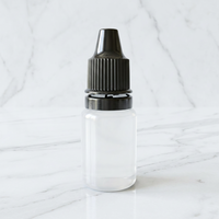 Flacons compte-gouttes en plastique de 10 ml, vides, souples, portables, pour voyage, compte-gouttes pour liquides oculaires, petits contenants rechargeables avec bouchon et embout