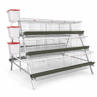 Nouvelle Cage à Batteries de Type A à 3 Niveaux pour Poules Pondeuses, 96 Poules, en Acier Galvanisé, Haute Capacité, Conception Peu Encombrante, Automatique, Vente Directe Usine