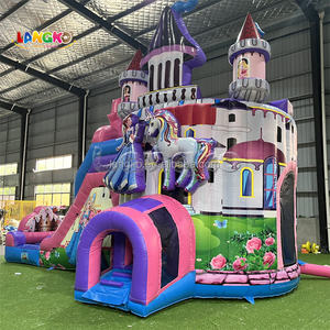 <span class=keywords><strong>Castillo</strong></span> Inflable con Tobogán, Combo Inflable con Temática de Niña, Brincolín Comercial para Niños - Product Image 2