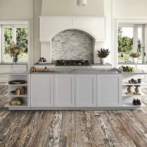 Mobile da Cucina Stile Americano Classico Yide, Ecologico, Base Smontabile, Trattamento Superficiale Laccato, Struttura in Compensato, Pannello in Melamina - Product Image 1
