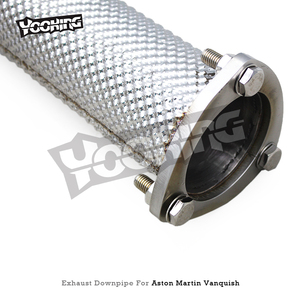 Colector de escape de longitud igualada de ajuste directo para <span class=keywords><strong>Aston</strong></span> <span class=keywords><strong>Martin</strong></span> <span class=keywords><strong>Vanquish</strong></span> V12 6.0L 2012-2016, para uso en calle y pista, con protector térmico y cabezal de escape - Product Image 5