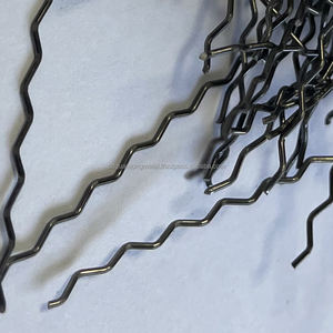 Fibra de acero al carbono corrugado de fábrica para refuerzo de hormigón Material de acero inoxidable - Product Image 6