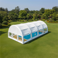 Grande couverture de piscine gonflable, cadre hermétique, tente de piscine gonflable