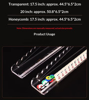 Support de Mahjong américain en acrylique avec poussoir magnétique pour tuiles de Mahjong