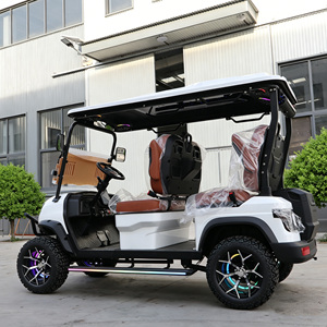 Voiturette de golf électrique homologuée pour la route, 4/2 places |   Voiturette de golf tout-terrain <span class=keywords><strong>4x4</strong></span> certifiée EEC CE pour les stations balnéaires/les quartiers - Product Image 6