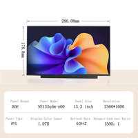 NE133QDM-N60 Pantalla LCD TFT IPS de 13.3 pulgadas, 2560x1600, 40 pines, con retroiluminación LED para Inspiron 13 5310 P145G