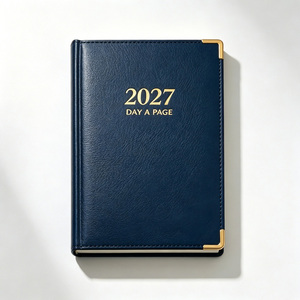 Agenda Semanal A5 Classmates, Diario Personalizado 2027, Planificador Diario de Una Página por Día con Tapa Dura de Cuero Vegano - Product Image 1
