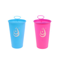 Gobelet pliable en TPU, gobelet à eau pliable, réutilisable, portable pour la course à pied et les voyages