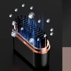 Charging Brush Straightening <b>Wireless</b> Roll <b>Straightener</b> Dual-use Heating New Portable Mini Lazy New <b>Wireless</b> Straight Hair Comb - Product Image 4