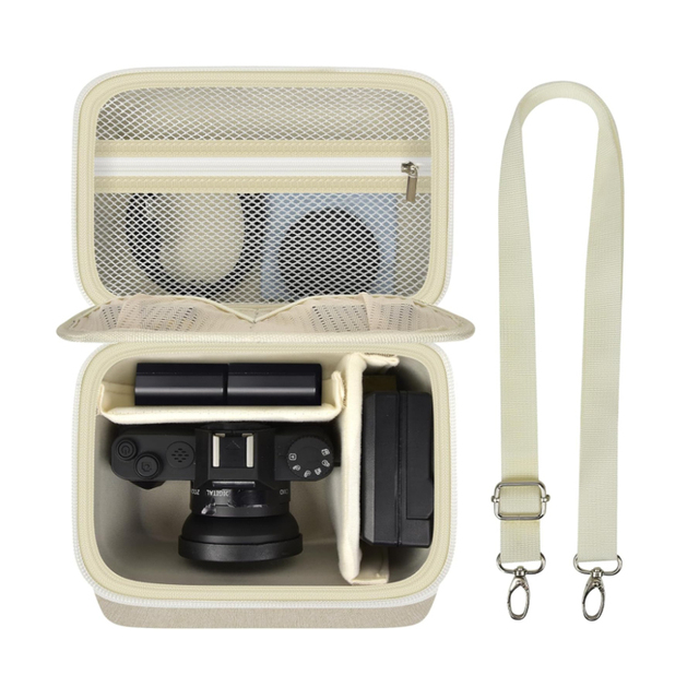 Camera Case Waterproof Compact Camera Hard Case with Shockproof Protection for DSLR Action Cam Equipment Storage