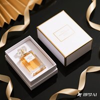 Flacon de Parfum de Luxe Personnalisé avec Coffret Cadeau Haut de Gamme Double Ouverture Écologique Recyclé et Biodégradable