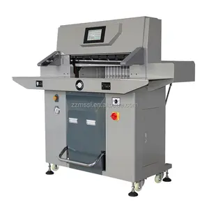 MILES 6710PX satılık yüksek hassasiyetli otomatik programlama hidrolik kağıt kesici kızılötesi kağıt kesme makinesi 30mm 100mm 670mm