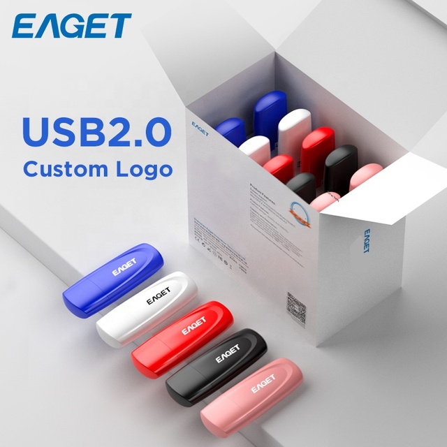 EAGET F1-1 Gift USB 2.0 Flash Drive 2Gb Thumb Pendrive 16Gb 32Gb 64Gb 128Gb 10 Pack Memoria USB Stick 2.0 Pen Drive Flash Disk
