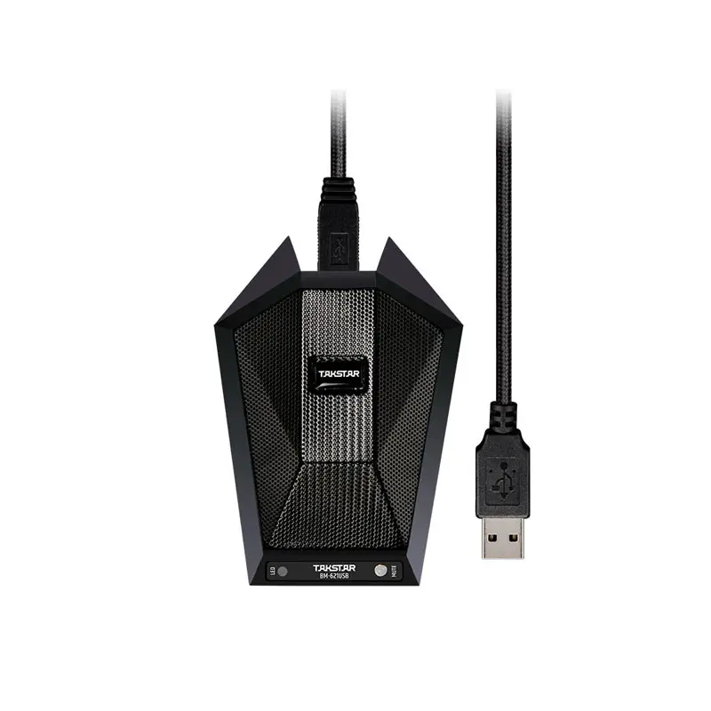 Takstar BM-621USB USB Ranh Giới Microphone Máy Tính Để Bàn Máy Tính Mic Mute Nút Với LED Chỉ Số Cho Hội Nghị Video Skype