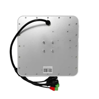 Lecteur UHF RFID longue portée 0-15M avec antenne 8DBI, interfaces RS232 RS485 Wiegand, distance de lecture de 6M à 8M