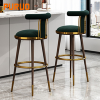 Chaise de Bar nordique fer Art créativité moderne Simple rétro tabouret de Bar réception ménage Bar