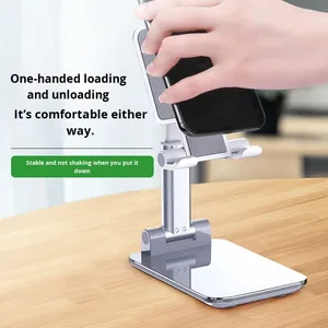 Support <span class=keywords><strong>de</strong></span> téléphone portable Support <span class=keywords><strong>de</strong></span> <span class=keywords><strong>tablette</strong></span> Suivi intelligent Conception pliable Logo personnalisable pour diffusion en direct paresseux - Product Image 6