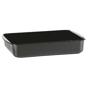 Karl Krüger Auflaufform Universel 41x32x7,5cm emailliert schwarz - Product Image 1