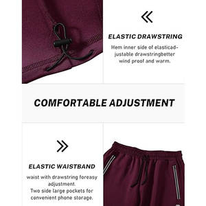 ชุดวอร์มสำหรับฤดูหนาวระบายอากาศได้ดีแห้งเร็วคุณภาพระดับพรีเมียมของผู้ชายชุดวอร์มขนแกะแฟชั่นตามสั่ง - Product Image 6