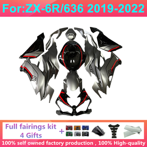 Kit de carénage complet pour moto compatible avec KAWASAKI Ninja ZX6R 636 ZX-6R 2019 2020 2021 2022 19 20 21 22 Kits de carénages complets <span class=keywords><strong>Carrosserie</strong></span> - Product Image 4