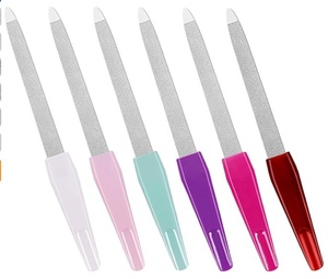 <span class=keywords><strong>Lima</strong></span> <span class=keywords><strong>de</strong></span> <span class=keywords><strong>Uñas</strong></span> <span class=keywords><strong>de</strong></span> Acero Inoxidable <span class=keywords><strong>de</strong></span> Doble Cara con Mango <span class=keywords><strong>de</strong></span> Plástico, Herramienta <span class=keywords><strong>de</strong></span> Pulido y Lijado para Manicura, Uso Doméstico y Profesional en Salones <span class=keywords><strong>de</strong></span> Belleza - Product Image 6
