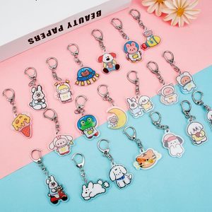 Vente en gros de porte-clés en acrylique légers, durables, écologiques et imprimés pour cadeaux promotionnels - Product Image 2