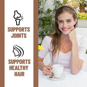 Wholesale Protein Collagen Powder with Joint Support Nourishes Hair Nails Skin Dietary Fiber <b>Supplement</b> Powder Drink - Product Image 4