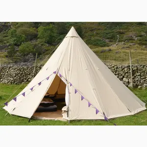 Milieuvriendelijk comfortabele zware grote camping teepee tent