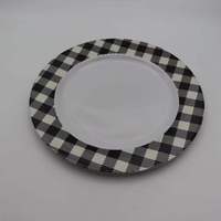 Assiettes en mélamine personnalisées, pièces, plateau pour service de noël, vente en gros