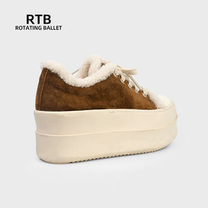 Botas de nieve antideslizantes de tela de terciopelo con suela de goma, gruesas botas impermeables de invierno a prueba de frío y cálidas para exteriores - Product Image 3