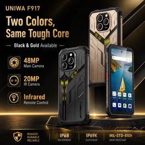 Smartphone robuste UNIWA F917 6,8 pouces Android 14, étanche IP68, 7500 mAh, NFC, vision nocturne infrarouge - Product Image 2