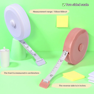 Cinta Métrica Flexible de 2 Metros, Regla de Sastre para Medir el Cuerpo, con Escala en Centímetros y Pulgadas, Retráctil, Autoblocante y Portátil - Product Image 3