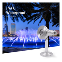 Projecteur LED Submersible IP68 1W 2W 3W Mini en Acier Inoxydable 316L 12V 24V DC pour Fontaine, Éclairage de Bassin et Piscine