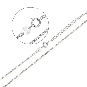 POLIVA 925 Sterling Jewelry Necklace Chain Italian Adjustable Women Silver Chain Necklaces S925 10pcs Wholesale Top Sale Fashion