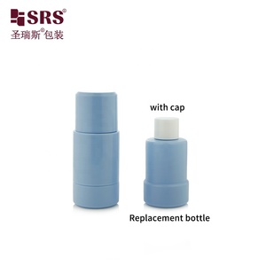RPPE-75ml 50ml nouveauté remplaçable PP PCR rouleau bouteille avec bouteille intérieure modifiable Type de <span class=keywords><strong>recharge</strong></span> emballage durable - Product Image 3