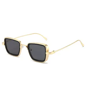 성인 선글라스 컬러 렌즈 UV400 금속 안경 프레임 안티 안개 고글