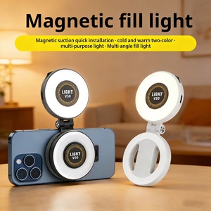 Lampe LED portable <span class=keywords><strong>pour</strong></span> selfie, mini lumière d'appoint rechargeable <span class=keywords><strong>pour</strong></span> téléphone, lampe USB à pince <span class=keywords><strong>pour</strong></span> ordinateur portable, <span class=keywords><strong>tablette</strong></span>, vidéo TikTok - Product Image 2