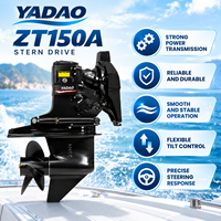 Système de propulsion marine YADAO ZT150A Stern Drive 115-160HP, rapport de transmission 1.55:1, inclinaison de 62 degrés pour yacht, bateau rapide, moteur in-bord