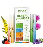 Stylo diffuseur d'herbes aromatiques amélioré Pure Breath Vaporizer avec menthe et thym, avec effet de fumée