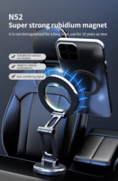 Support magnétique pour téléphone de voiture, vente en gros, expédition rapide, design adhésif pliable, service après-vente garanti