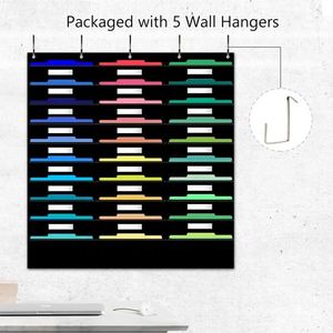 30 Pockets Cascading Wall Organizer Hanging File Folders Holder for <b>Scrapbook</b> Papers Bills - Product Image 2