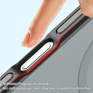 เคสโทรศัพท์มีกระดุมแม่เหล็กสำหรับ <span class=keywords><strong>iPhone</strong></span> 17 16 PRO MAX 15 <span class=keywords><strong>PLUS</strong></span> 14 13 12 11เคสกรอบเลนส์อลูมิเนียม - Product Image 2