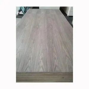 Linyi Chất lượng cao bán buôn 3.6mm 5mm 18mm Poplar lõi óc chó Sapele Veneer Fancy ván ép 4x8