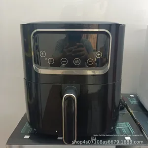 <span class=keywords><strong>Friteuse</strong></span> à air intelligente Silvercrown Cross-Border English 6L grande capacité pour frites, pain, ailes de <span class=keywords><strong>poulet</strong></span>, écran tactile, 1400W automatique - Product Image 2