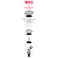 BTS Officiel Light Stick Ver.4 Parts Tour Ver. Articles de merchandising K-Pop en plastique et papier, CD de musique coréenne, tous âges, livraison mondiale