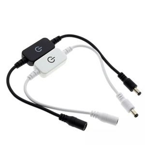 <span class=keywords><strong>Mini</strong></span> controlador de atenuación táctil LED DC12V 24V interruptor de ajuste con enchufe macho hembra DC para smd3528 5050 tiras de luces de un solo Color - Product Image 1